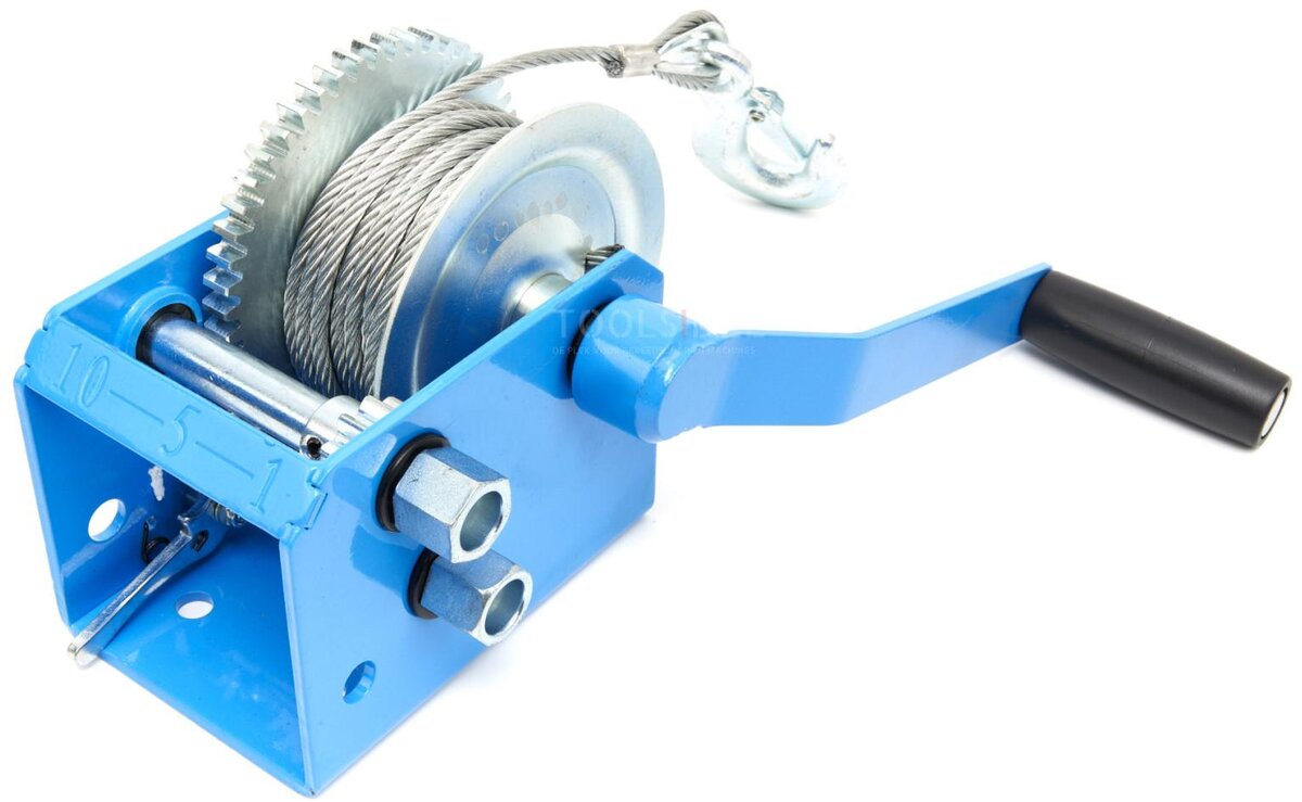 HBM 1130 kg. Profesjonell mekanisk vinsj med 7,6 meter stålkabel HBM 1130 kg. Profesjonell mekanisk vinsj med 7,6 meter stålkabel