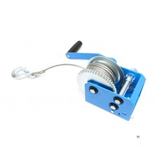 HBM 1130 kg. Profesjonell mekanisk vinsj med 7,6 meter stålkabel HBM 1130 kg. Profesjonell mekanisk vinsj med 7,6 meter stålkabel