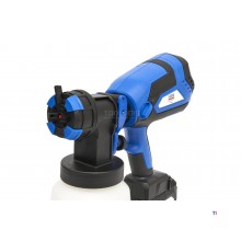 HBM Professionele 18 Volt 4.0AH Draagbare Elektrische Verfspuit Inclusief 2 Accu's Met 1000 ML Reser 