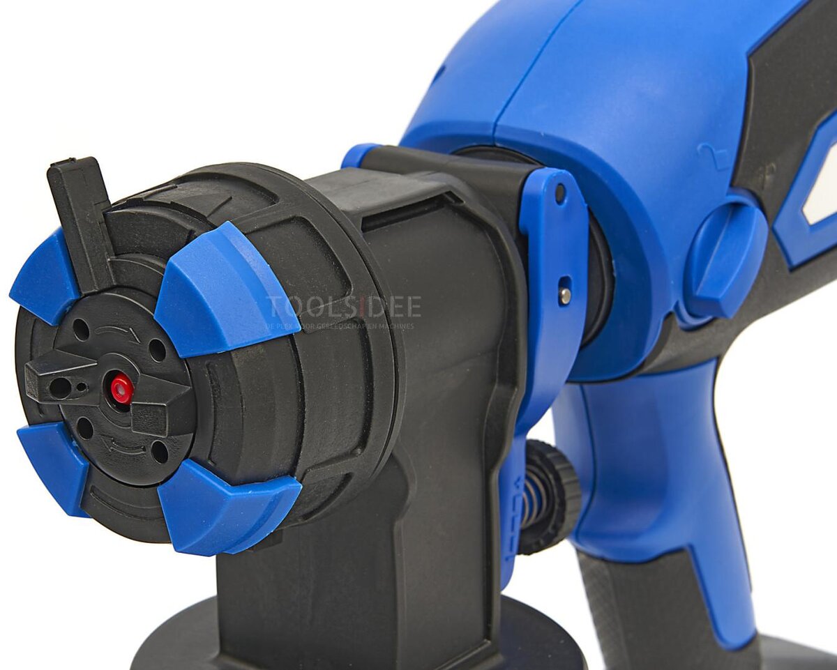 HBM Professionele 18 Volt 4.0AH Draagbare Elektrische Verfspuit Inclusief 2 Accu's Met 1000 ML Reser 