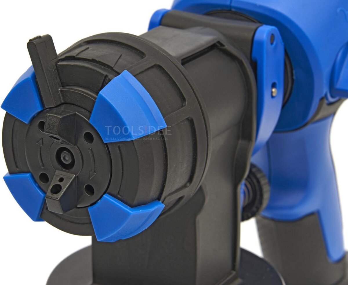 HBM Professionele 18 Volt 4.0AH Draagbare Elektrische Verfspuit Inclusief 2 Accu's Met 1000 ML Reser 