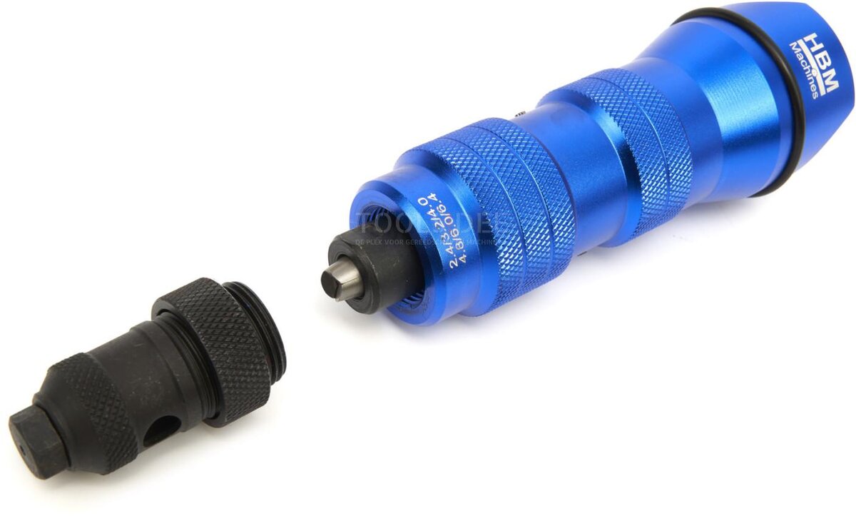 HBM Professional Pop Rivet Pliers for the Cordless Drill from 2.4 to 6.4 mm.