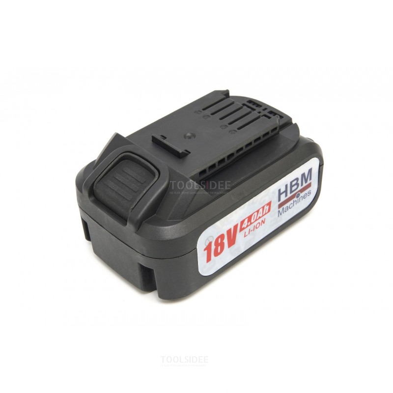 HBM Professional 9-55 mm. 18 Volt 4,0 Ah Batteri Gips Skrutrekker / Skrutrekker