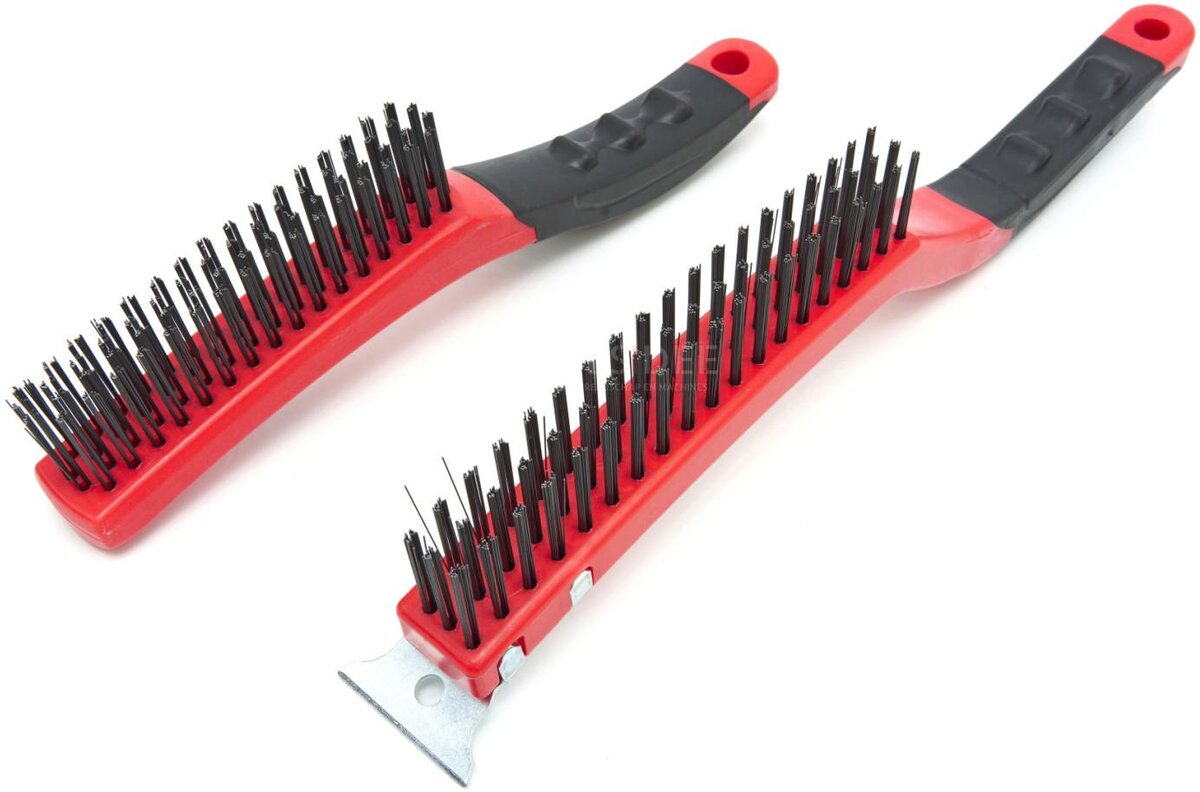 HBM 2 Piece Professional Wire Brush Set 250 - 350 mm. HBM 2 Piece Professional Wire Brush Set 250 - 350 mm.