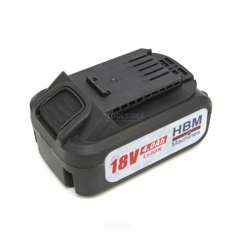 Batería HBM Para El Profesional 9-55 mm. Destornillador/destornillador para paneles de yeso con batería de 18 voltios y 4,0 Ah