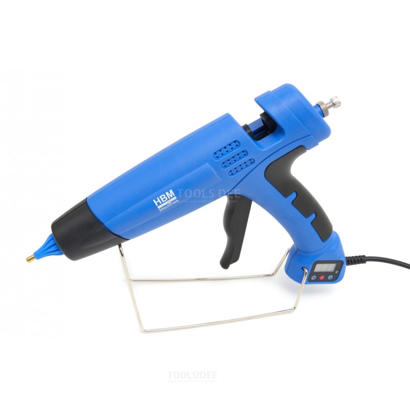HBM 300 Watt 11 mm. Professional Glue Gun with Adjustable Temperature and Digital Display