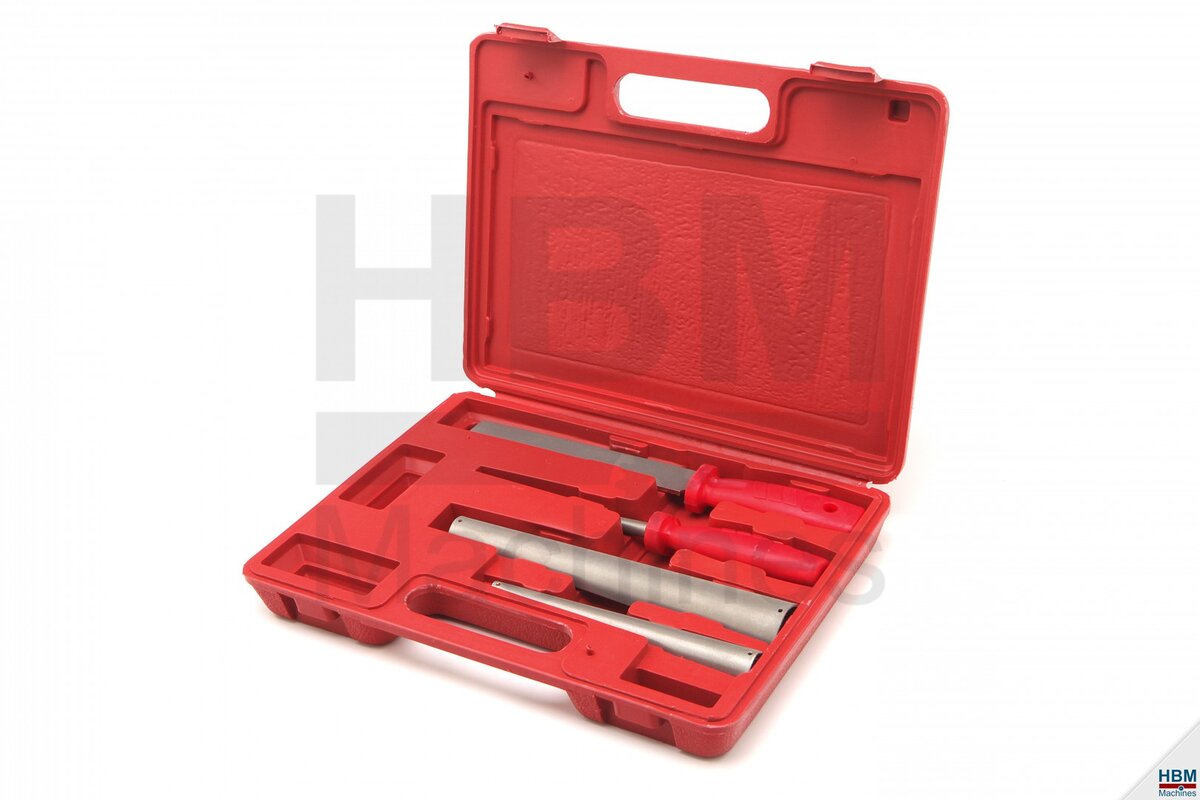 HBM 4-teiliges Diamantfeilenset zum Schärfen von Drechselmeißeln