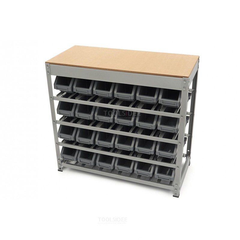 HBM Cabinet, stockage, rack avec 24 bacs de stockage