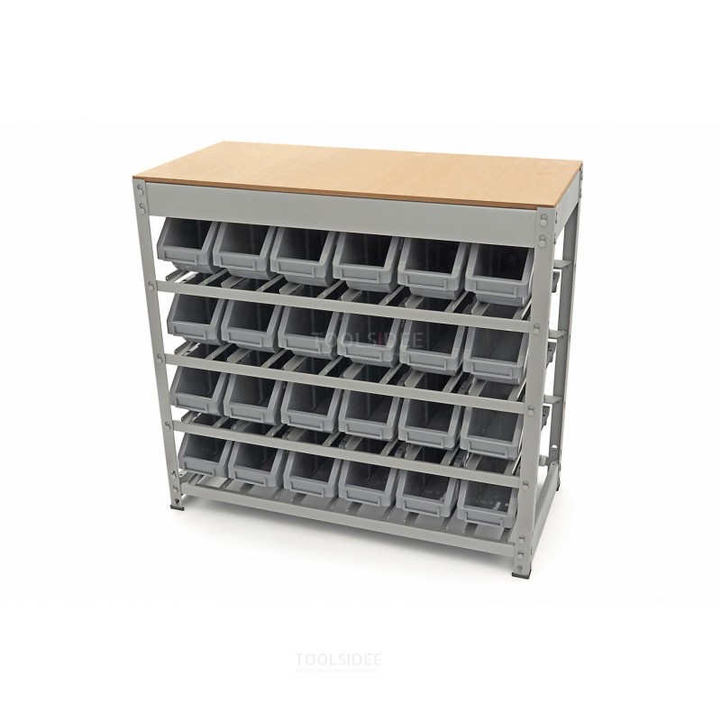 HBM Cabinet, stockage, rack avec 24 bacs de stockage