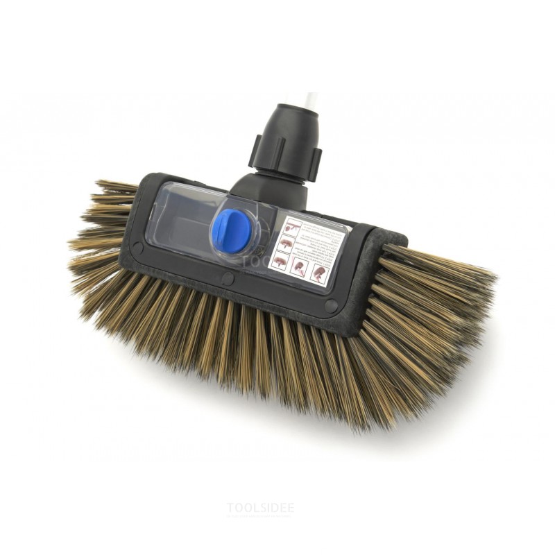 HBM Professional Telescopic Wash Brush With Water Connection and Adjustable Water Supply 100 - 155
