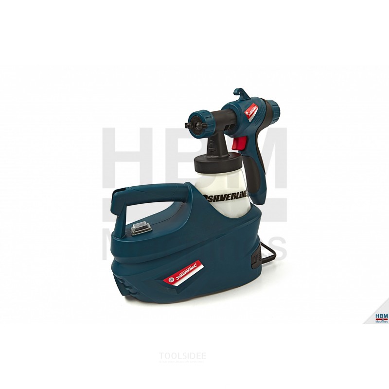 Snoerloos hogedruk verfspuitpistool 850 W elektrische verfspuit met 4 spuitmonden en 2 batterijen, 700 ml verfcontainer, draagbaar automatisch spuitpistool voor muurlak, glazuur en hekspray