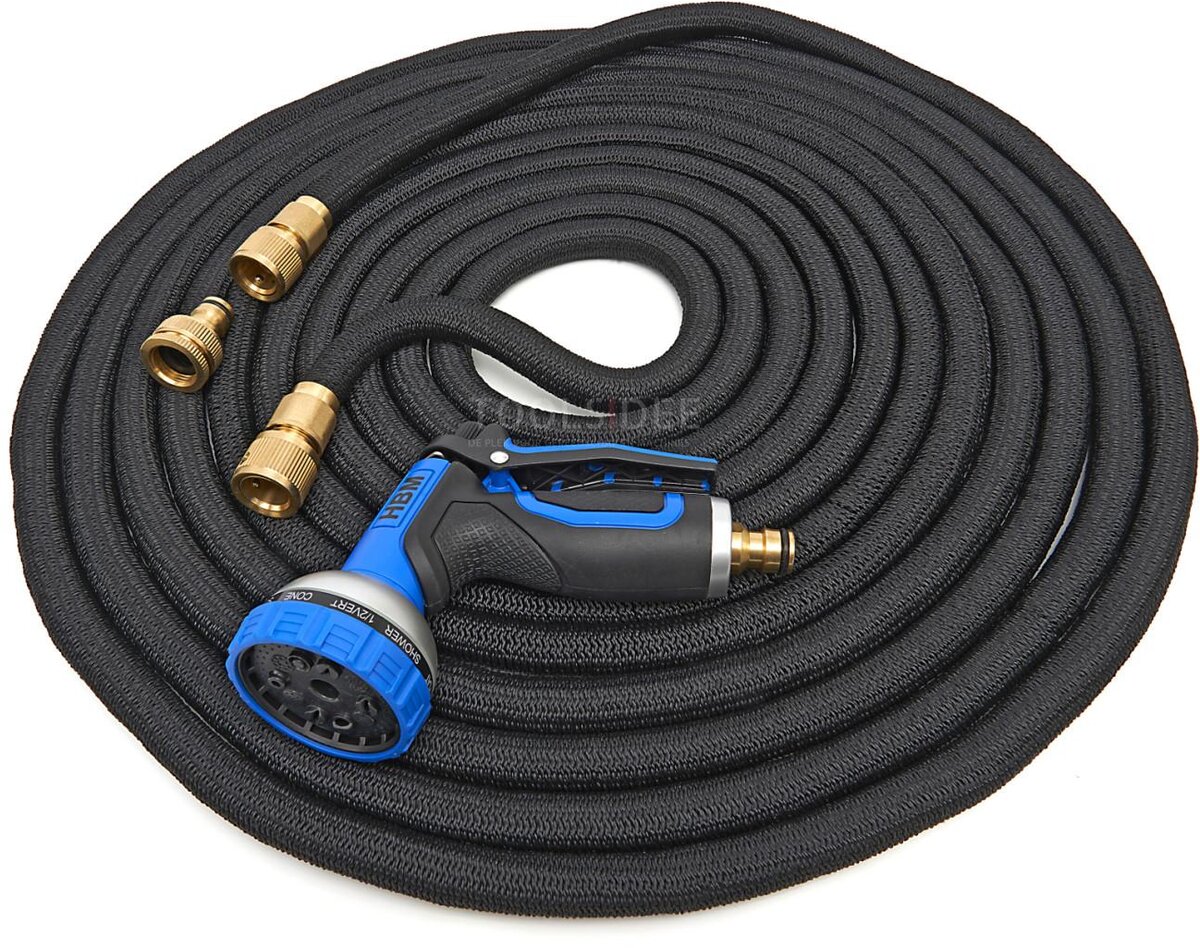 HBM fleksibel 30 meter haveslange med 10 i 1 dyse HBM fleksibel 30 meter haveslange med 10 i 1 dyse