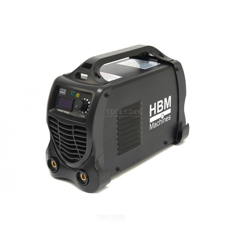 HBM 120A svejseinverter, svejsemaskine med digitalt display