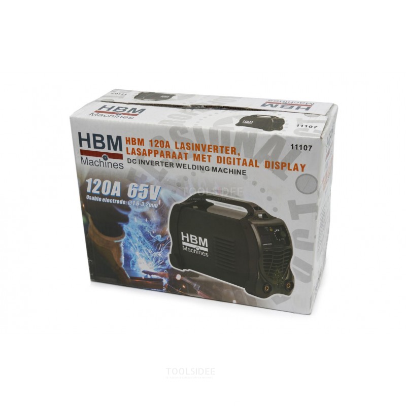 HBM 120A Welding Inverter, Welding Machine with Digital Display