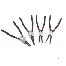 HBM 4 delar 330 mm. Ringtänger set, Seeger ringtång set