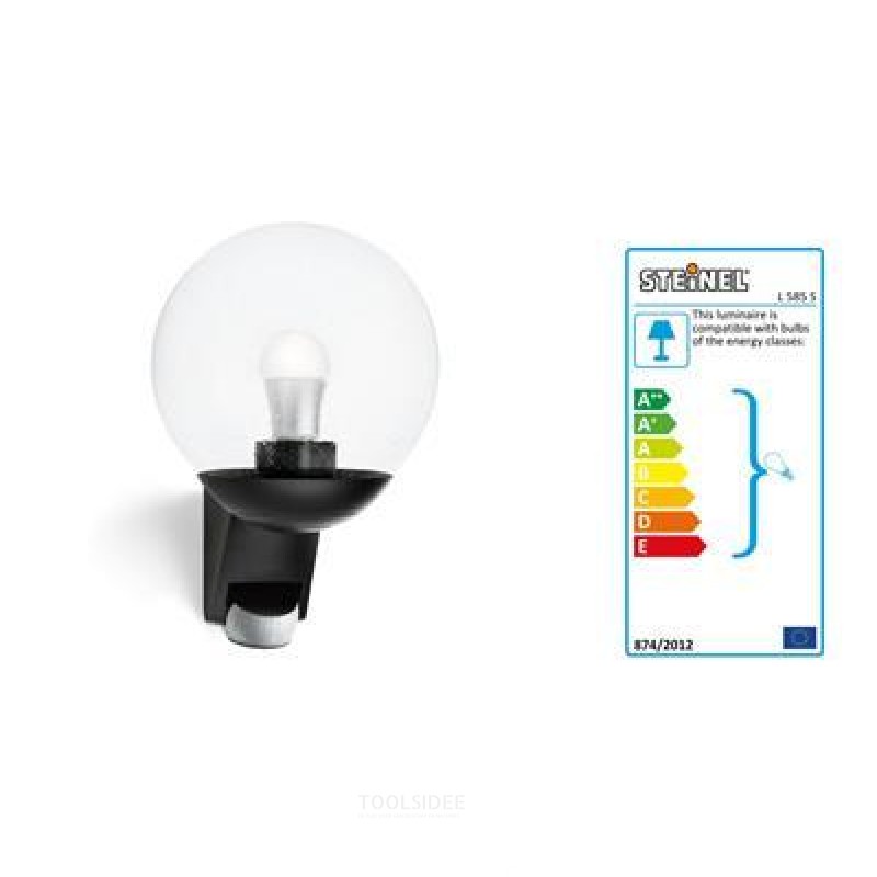 Steinel Sensor Outdoor Lamp L 585 S black