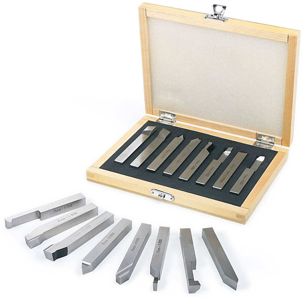 HBM 8 stykke HSS meiselsett HBM 8 stykke HSS meiselsett