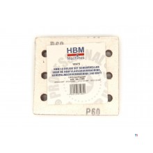 HBM 12-teiliger Satz Schleifblätter für den HBM Handschleifer 240 Watt