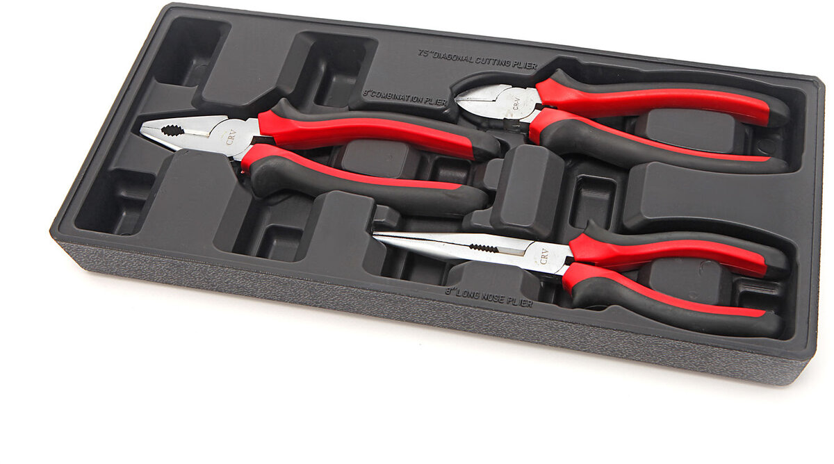 HBM 3-teilige 200-mm-Zangensatzeinlage für HBM Werkzeugwagen