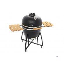 Barbecue Céramique Black Edition XL 68 cm sur Socle Roulant