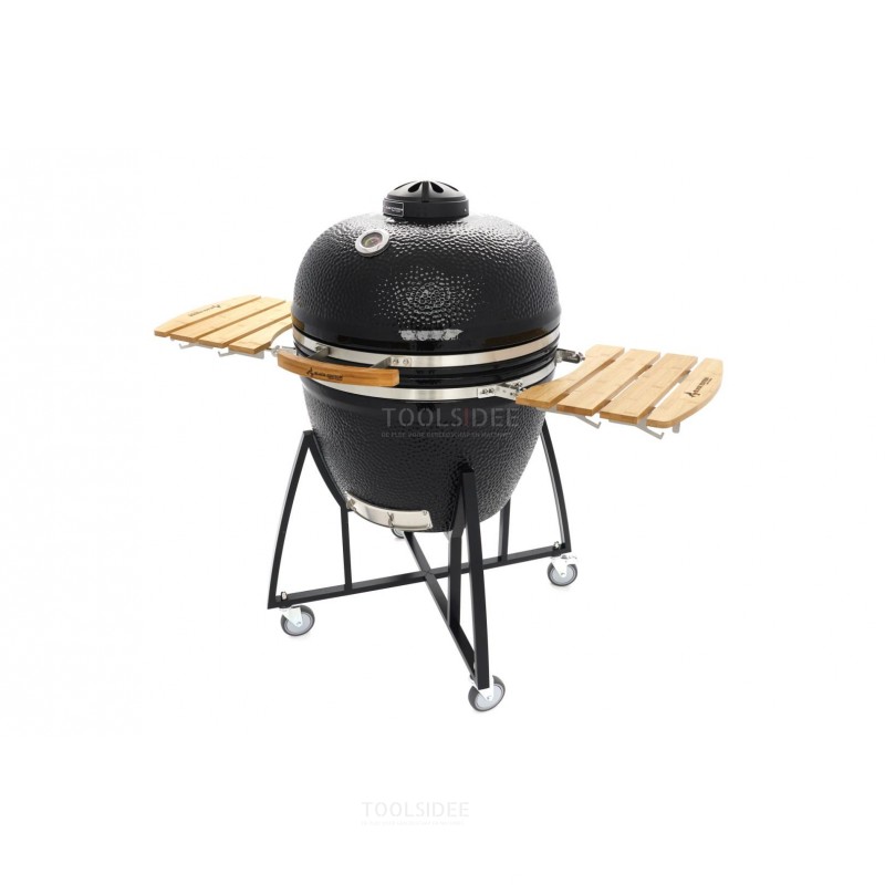 Black Edition XL 68 cm Keramische Barbecue op Verrijdbaar Onderstel 