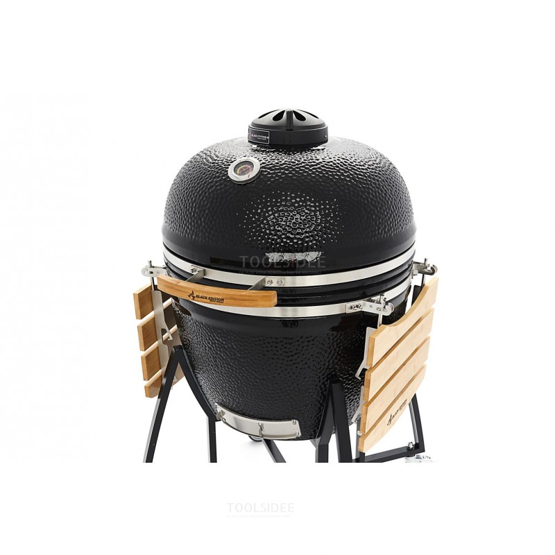 Black Edition XL 68 cm Ceramic Barbecue on Wheeled Base