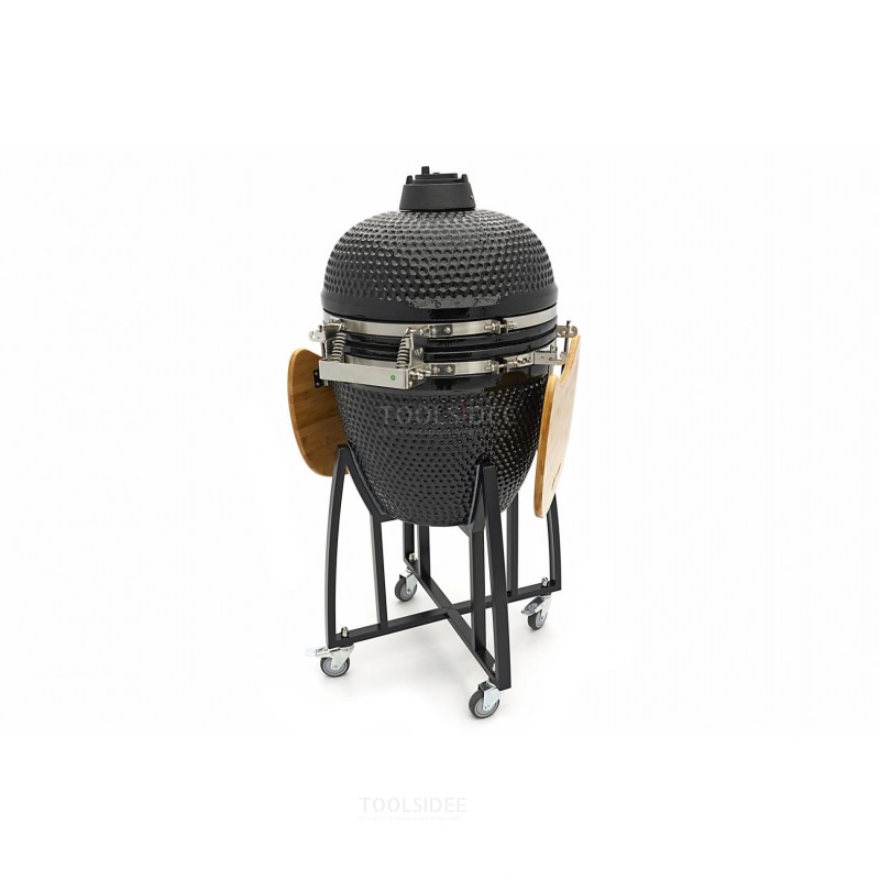Black Edition 60 cm Keramische Barbecue op Verrijdbaar Onderstel 