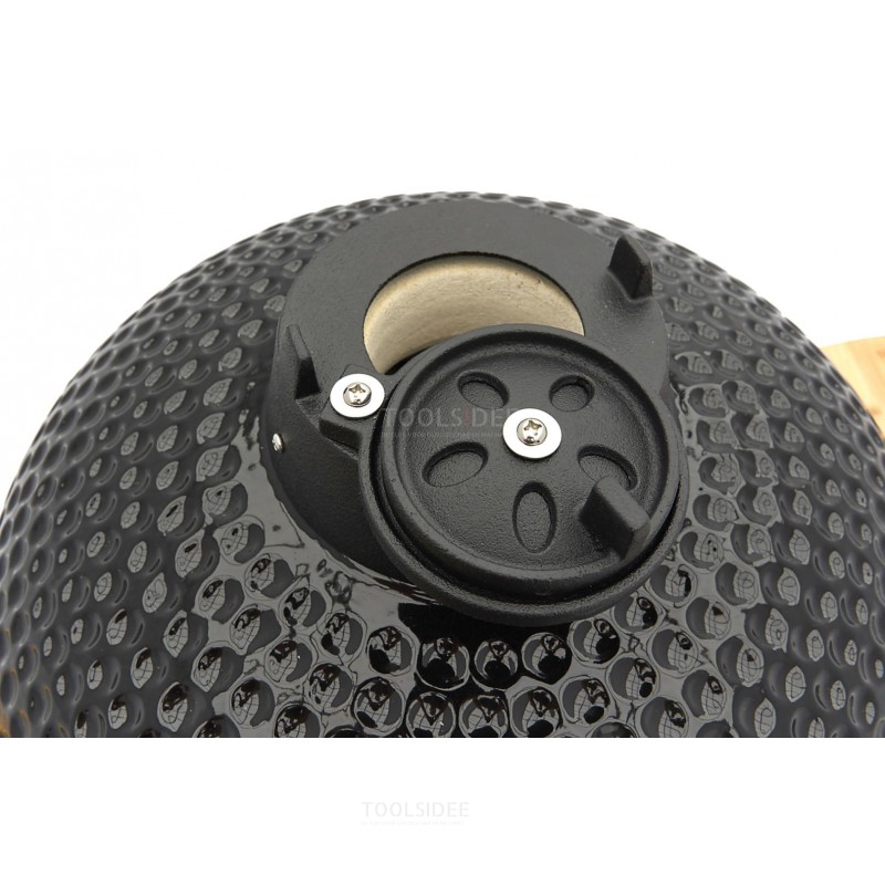 Black Edition 60 cm keramisk grill på hjulunderstell