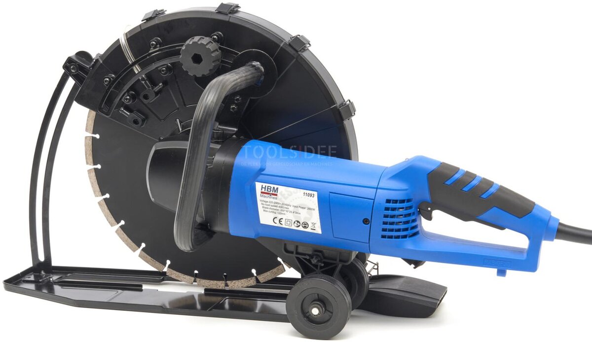 HBM Profi 350 mm Muurzaag / Betonzaag Watergekoeld - 2600W 