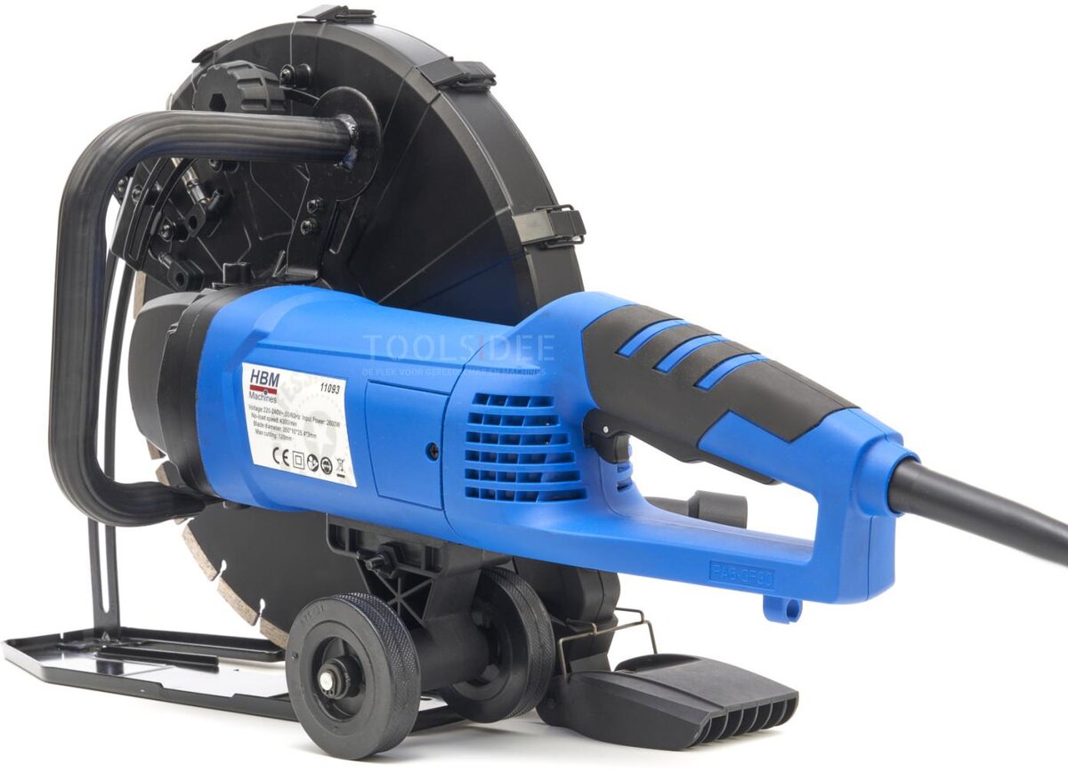 HBM Profi 350 mm Muurzaag / Betonzaag Watergekoeld - 2600W 