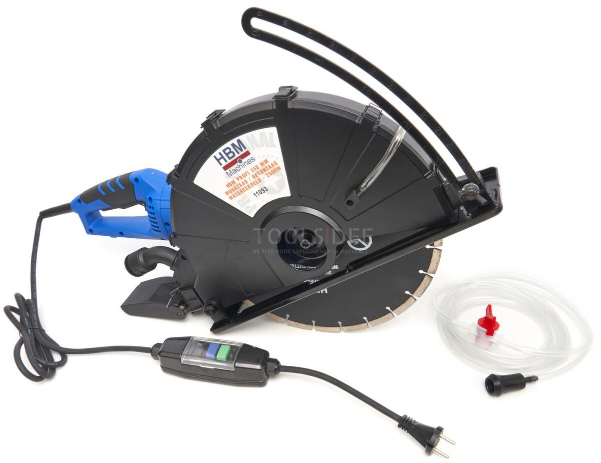 HBM Profi 350 mm Muurzaag / Betonzaag Watergekoeld - 2600W 