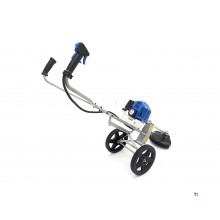 HBM mobil 52 cc buskryss / gresstrimmer / kanttrimmer med 2-takts bensinmotor og hjul