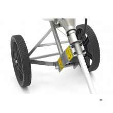 HBM mobil 52 cc buskryss / gresstrimmer / kanttrimmer med 2-takts bensinmotor og hjul