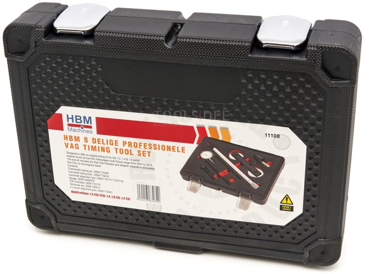 HBM 8-delers profesjonelle VAG-timingverktøysett HBM 8-delers profesjonelle VAG-timingverktøysett