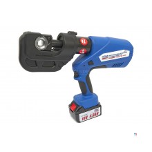 HBM professionelt hydraulisk elektrisk krympeværktøj 16-400mm2 - 120KN - 18V- 4,0Ah