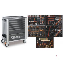 Beta 7 Lasteverktøyvogn Grå 309 stykker 2400S G7/EM Beta 7 Lasteverktøyvogn Grå 309 stykker 2400S G7/EM