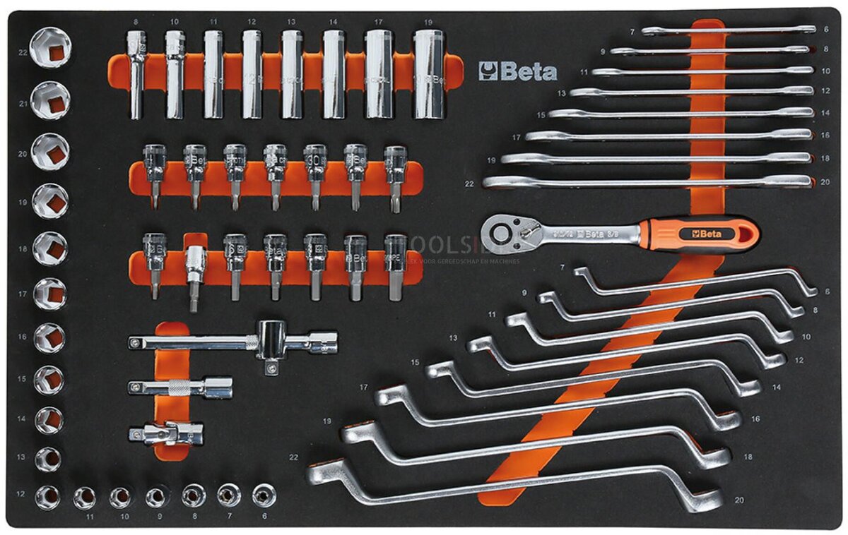 Beta 7 Lasteverktøyvogn Grå 309 stykker 2400S G7/EM Beta 7 Lasteverktøyvogn Grå 309 stykker 2400S G7/EM