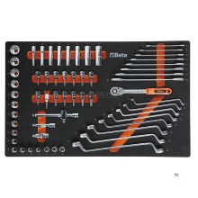 Beta 7 lasteverktøyvogn oransje 309 stykker 2400S O7/EM