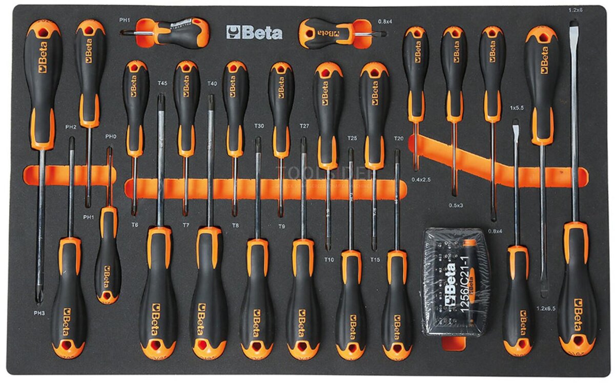 Beta 7 lasteverktøyvogn oransje 309 stykker 2400S O7/EM