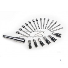 HBM HSS Inbus Countersinking kuttersett Type 1