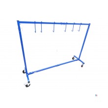 HBM Height Adjustable Suspension Spray Stand, Drying Rack Including 6 Hooks