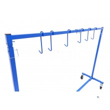 HBM Height Adjustable Suspension Spray Stand, Drying Rack Including 6 Hooks