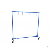 HBM Height Adjustable Suspension Spray Stand, Drying Rack Including 6 Hooks