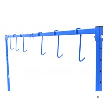 HBM Height Adjustable Suspension Spray Stand, Drying Rack Including 6 Hooks