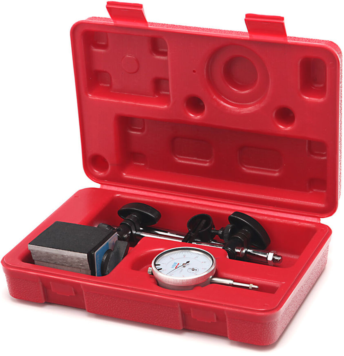 HBM magnetic clock stand with dial indicator