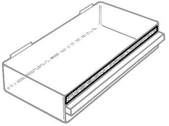 Raaco Kommode Etiketter (8stk) til skuffe 150-03