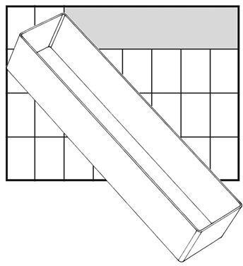 Raaco Inset box 55 A8-3, loose