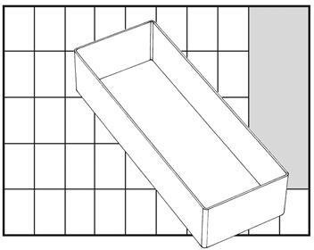 Raaco Inset box 80 BA7-2, loose