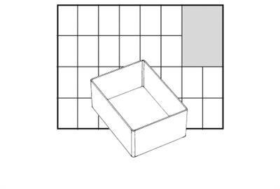Raaco ESD Inset box A7-1, loose
