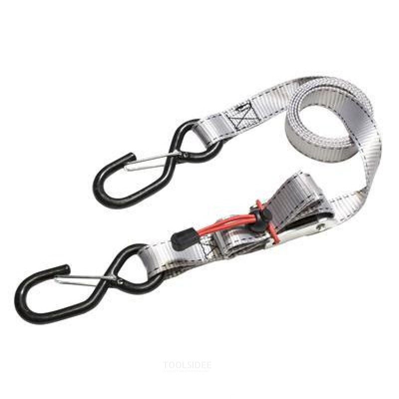 MasterLock Lashing straps set with S-hook, 1,8m